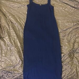 SHEIN Royal Blue Midi Dress